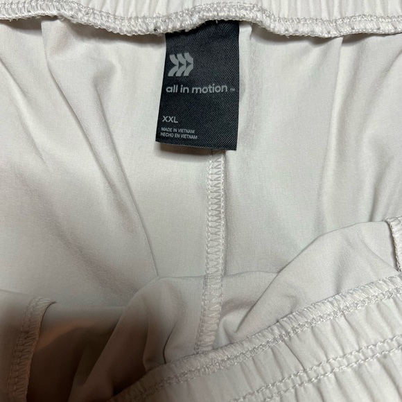 all in motion White Casual Pants Lightweight Cotton Blend - Picture 5 of 5